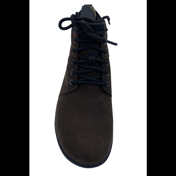 Clarks Unstructured Leather Lace-Up Boots Un Adorn Walk Brown - Medium - Picture 4 of 5